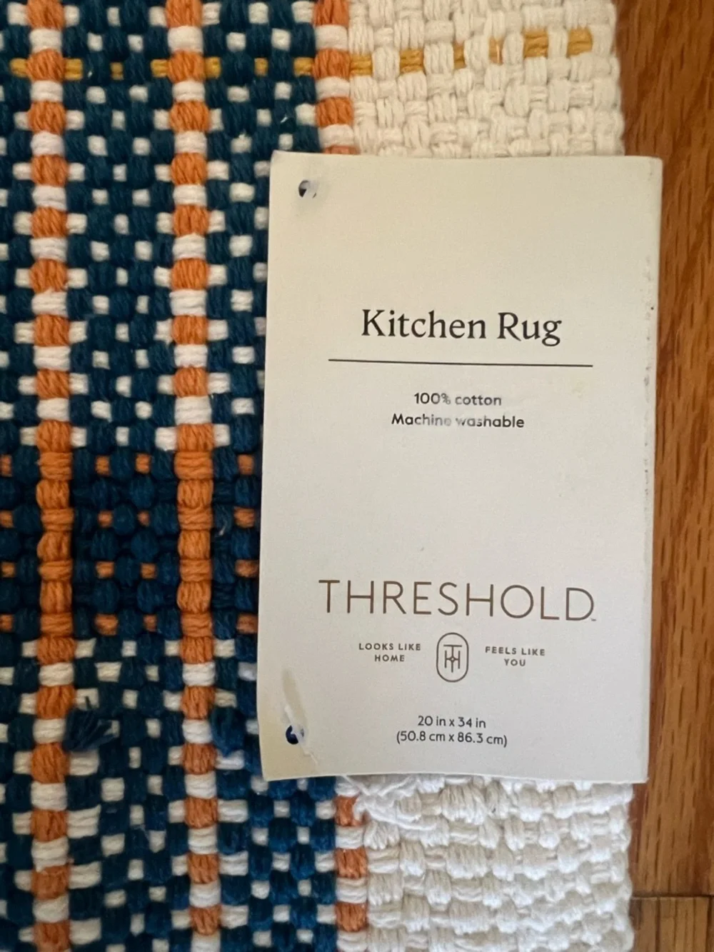 Threshold Plaid Kitchen Rug - Picture 4 of 6
